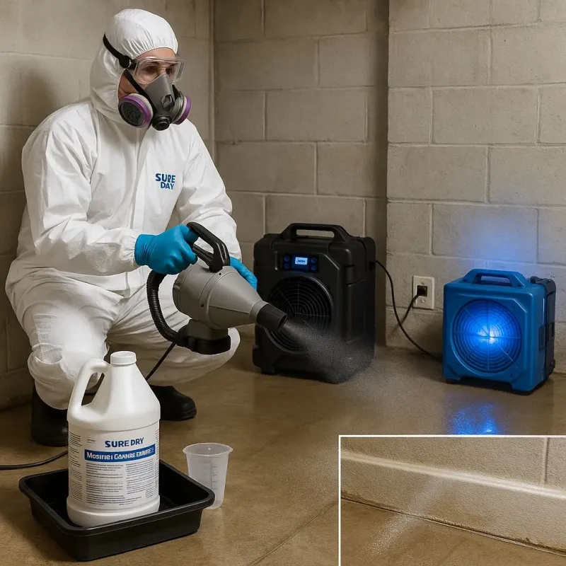 Sanitization and Odor Removal process in Westfield, MA